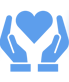 Compassionate Legal Help: Hands Holding Heart