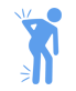 Injury Law: Person with Back and Leg Pain